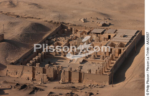 Le Temple de Ramses II a Abydos en Egypte - © Philip Plisson / Plisson La Trinité / AA32557 - Nos reportages photos - Abydos