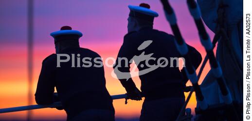 L'Ecole des Mousse à bord du Belem - © Philip Plisson / Plisson La Trinité / AA32573 - Nos reportages photos - Les Grands voiliers