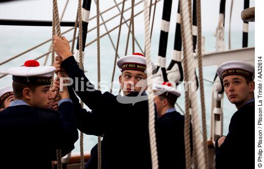The School of foam aboard the Belem [AT] - © Philip Plisson / Plisson La Trinité / AA32614 - Photo Galleries - Tall ships