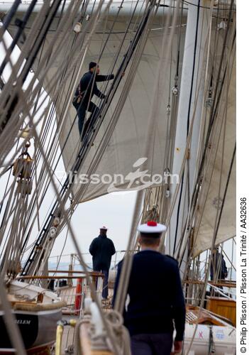 The School of foam aboard the Belem [AT] - © Philip Plisson / Plisson La Trinité / AA32636 - Photo Galleries - Tall ships