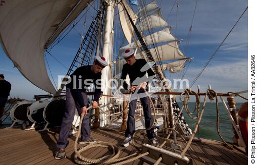 The School of foam aboard the Belem [AT] - © Philip Plisson / Plisson La Trinité / AA32646 - Photo Galleries - Tall ships