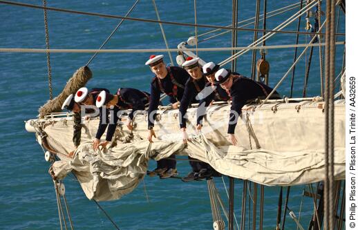 The School of foam aboard the Belem [AT] - © Philip Plisson / Plisson La Trinité / AA32659 - Photo Galleries - Tall ships