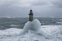 La tempête Joachim sur les côtes bretonnes. © Philip Plisson / Plisson La Trinité / AA32862 - Nos reportages photos - Mer