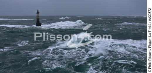 La tempête Joachim sur les côtes bretonnes. - © Philip Plisson / Plisson La Trinité / AA32872 - Nos reportages photos - Tempête