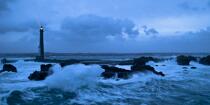 La tempête Joachim sur les côtes bretonnes. © Philip Plisson / Plisson La Trinité / AA32874 - Nos reportages photos - Les tempêtes hivernales sur les côtes bretonnes