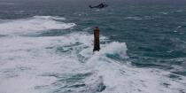 La tempête Joachim sur les côtes bretonnes. © Philip Plisson / Plisson La Trinité / AA32890 - Nos reportages photos - Mer