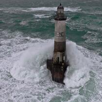 La tempête Joachim sur les côtes bretonnes. © Philip Plisson / Plisson La Trinité / AA32896 - Nos reportages photos - Mer