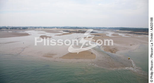 Grande marée au Men Du - © Philip Plisson / Plisson La Trinité / AA33188 - Nos reportages photos - Ville [56]