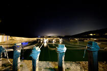 Port Racine © Philip Plisson / Plisson La Trinité / AA33198 - Nos reportages photos - Nuit