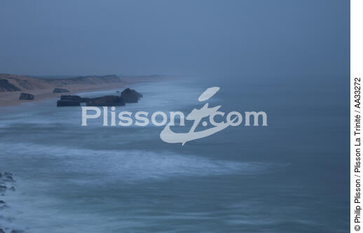 Capbreton - © Philip Plisson / Plisson La Trinité / AA33272 - Nos reportages photos - Marée haute
