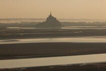 Mont-Saint-Michel bay © Philip Plisson / Plisson La Trinité / AA33385 - Photo Galleries - Big tides