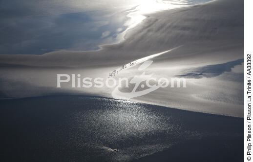 Baie du Mont-Saint-Michel - © Philip Plisson / Plisson La Trinité / AA33392 - Nos reportages photos - Manche [La]