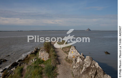 Mont-Saint-Michel bay - © Philip Plisson / Plisson La Trinité / AA33407 - Photo Galleries - High tide