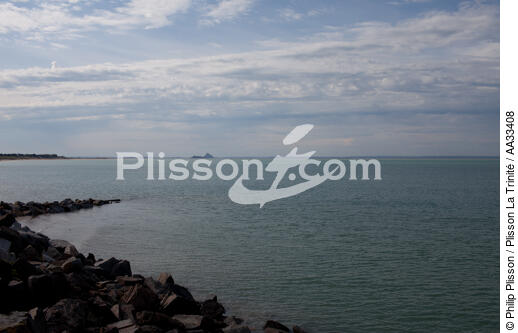 Mont-Saint-Michel bay - © Philip Plisson / Plisson La Trinité / AA33408 - Photo Galleries - High tide
