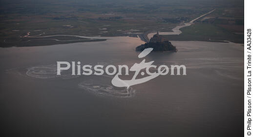 Mont-Saint-Michel - © Philip Plisson / Plisson La Trinité / AA33428 - Photo Galleries - High tide