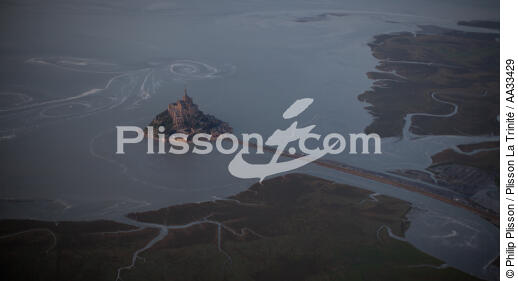 Mont-Saint-Michel - © Philip Plisson / Plisson La Trinité / AA33429 - Nos reportages photos - Manche [La]