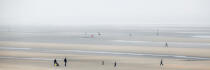 Sur la plage du Touquet © Philip Plisson / Plisson La Trinité / AA33500 - Nos reportages photos - Pas de Calais