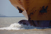 Estuaire du Guadalquivir © Philip Plisson / Plisson La Trinité / AA33546 - Nos reportages photos - Cargo