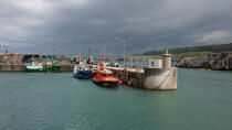 Llanes port © Philip Plisson / Plisson La Trinité / AA33559 - Photo Galleries - Spain