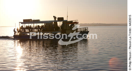 Faro island - © Philip Plisson / Plisson La Trinité / AA33615 - Photo Galleries - Ferry boat