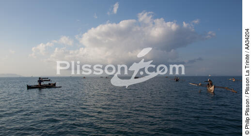 Nosy-Be - © Philip Plisson / Plisson La Trinité / AA34204 - Photo Galleries - Fishing nets