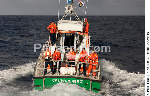 Bonifacio life boat - © Philip Plisson / Plisson La Trinité / AA34410 - Photo Galleries - From Lavezzi islands to Poticcio