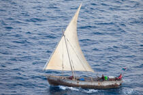 Malagasy dhow © Philip Plisson / Plisson La Trinité / AA34422 - Photo Galleries - Traditional sailing