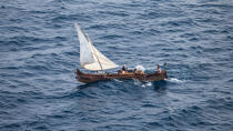 Malagasy dhow © Philip Plisson / Plisson La Trinité / AA34423 - Photo Galleries - Traditional sailing
