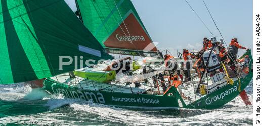 Volvo Ocean Race - Start of the last stage between Lorient and Galway [AT] - © Philip Plisson / Plisson La Trinité / AA34734 - Photo Galleries - Ocean Volvo Race