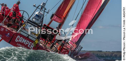Volvo Ocean Race - Start of the last stage between Lorient and Galway [AT] - © Philip Plisson / Plisson La Trinité / AA34761 - Photo Galleries - Ocean Volvo Race
