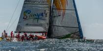 Volvo Ocean Race - Départ de la dernière étape entre Lorient et Galway © Philip Plisson / Plisson La Trinité / AA34802 - Nos reportages photos - Volvo Ocean Race