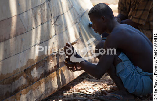 Marovasabe - © Philip Plisson / Plisson La Trinité / AA34862 - Nos reportages photos - Chantier naval