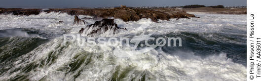 La côte sauvage de Quiberon - © Philip Plisson / Plisson La Trinité / AA35011 - Nos reportages photos - Paysage littoral