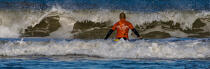 Les nageurs-sauveteurs sur une plage en Gironde © Philip Plisson / Plisson La Trinité / AA35051 - Nos reportages photos - Les nageurs-sauveteurs des côtes françaises