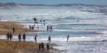 Les nageurs-sauveteurs sur une plage en Gironde © Philip Plisson / Plisson La Trinité / AA35072 - Nos reportages photos - Les nageurs-sauveteurs des côtes françaises