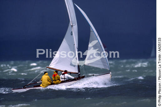 Gale on the Cowes Week regatta - © Philip Plisson / Plisson La Trinité / AA35133 - Photo Galleries - Cowes Week