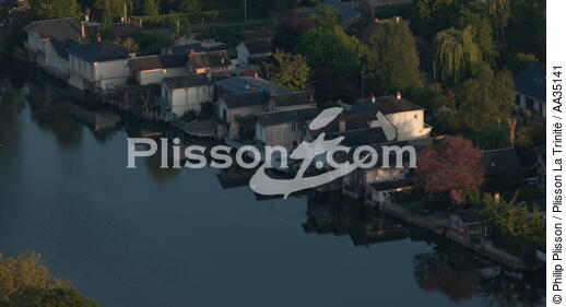 Le Loiret vue du ciel - © Philip Plisson / Plisson La Trinité / AA35141 - Nos reportages photos - Hydrologie