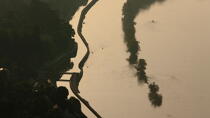 Le Loiret vue du ciel © Philip Plisson / Plisson La Trinité / AA35146 - Nos reportages photos - Hydrologie