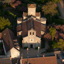 Le Loiret vue du ciel © Philip Plisson / Plisson La Trinité / AA35181 - Nos reportages photos - Eglise