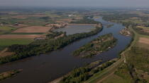 Le Loiret vue du ciel © Philip Plisson / Plisson La Trinité / AA35211 - Nos reportages photos - Loire [la]