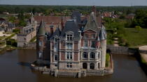 La Bussière castle © Philip Plisson / Plisson La Trinité / AA35233 - Photo Galleries - Le Loiret vue du ciel