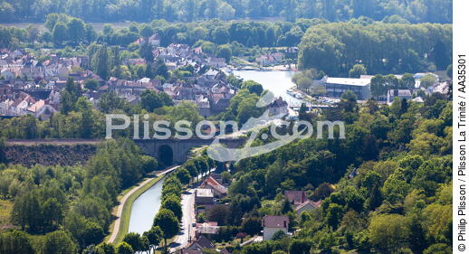 Le Loiret vue du ciel - © Philip Plisson / Plisson La Trinité / AA35301 - Nos reportages photos - Loiret