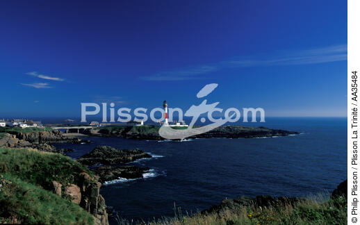 Buchan ness lighthouse in Scotland - © Philip Plisson / Plisson La Trinité / AA35484 - Photo Galleries - Great Britain Lighthouses