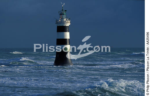 Le phare de la Banche - © Philip Plisson / Plisson La Trinité / AA35496 - Nos reportages photos - Banche [La]
