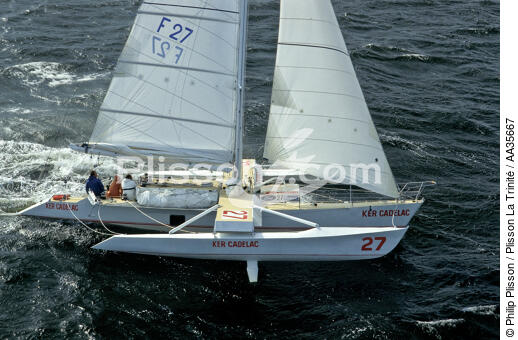 Ker Cadelac - © Philip Plisson / Plisson La Trinité / AA35667 - Photo Galleries - Sailing Race
