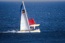Paul Ricard trimaran © Philip Plisson / Plisson La Trinité / AA35696 - Photo Galleries - Sailing Race