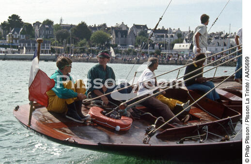 Return to port for Pen Duick - © Philip Plisson / Plisson La Trinité / AA35699 - Photo Galleries - Town [56]