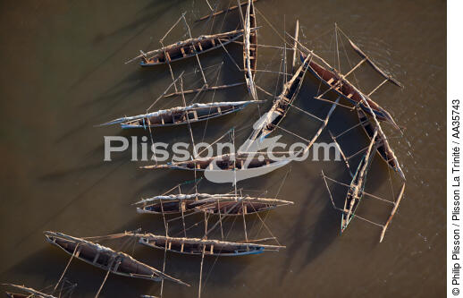 Majunga, côtes Nord Ouest de Madagascar. - © Philip Plisson / Plisson La Trinité / AA35743 - Nos reportages photos - Vue aérienne