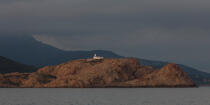 Ile Rousse, Corse © Philip Plisson / Plisson La Trinité / AA36024 - Nos reportages photos - Signalisation maritime