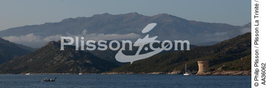 Saint-Florent en Corse - © Philip Plisson / Plisson La Trinité / AA36062 - Nos reportages photos - Panoramique horizontal